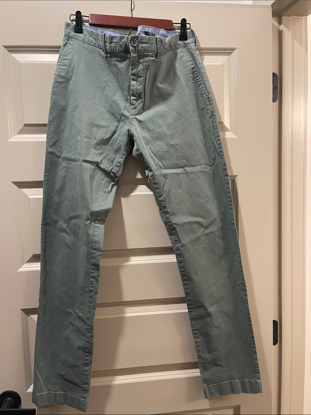 J. Crew Men's Chinos in Sage Green